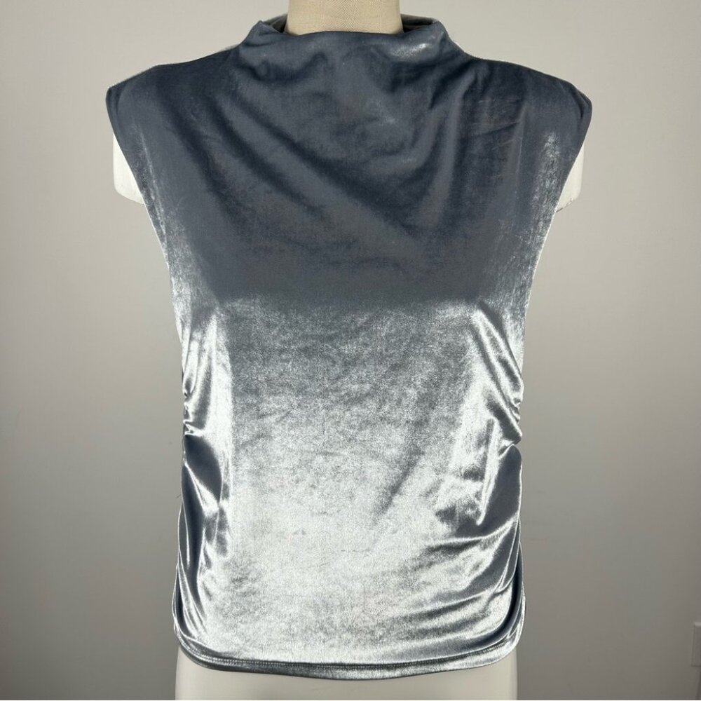 💕 A&F Valour ruched Cropped Top Y2K L